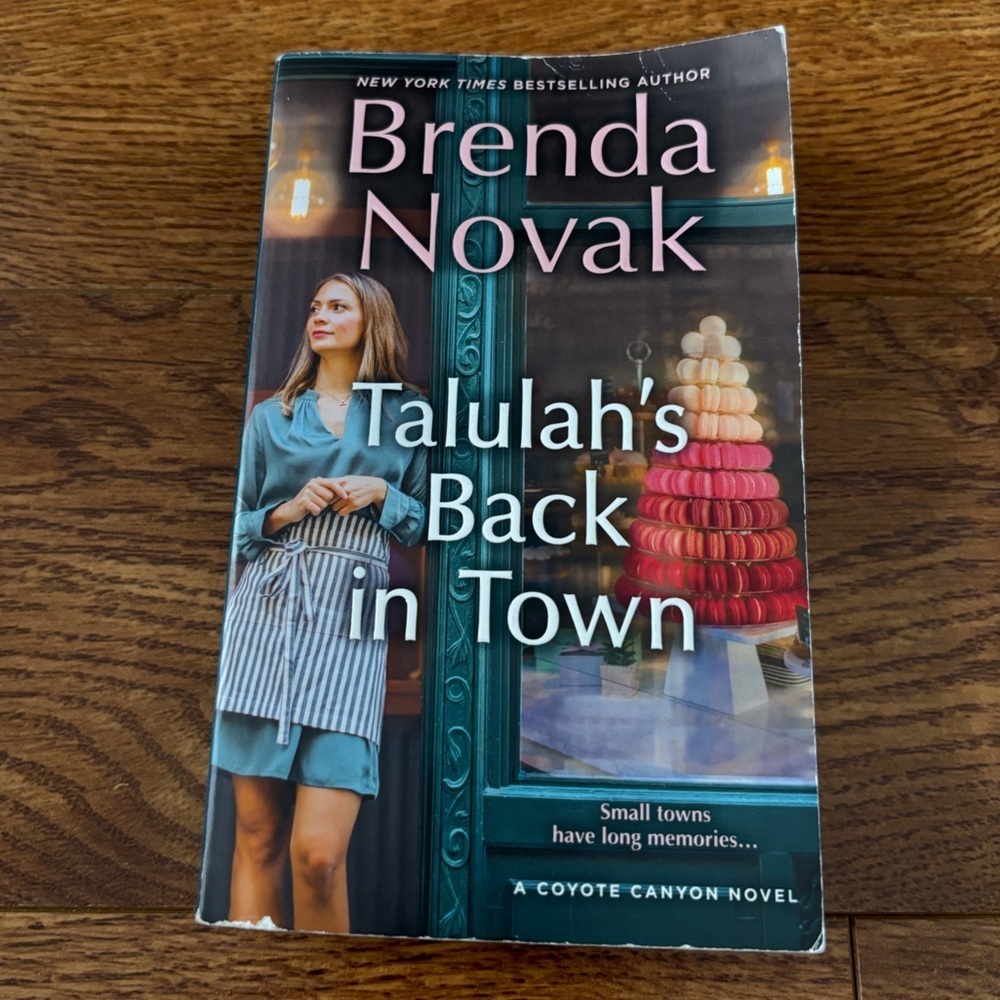 Talulah’s Back in Town by: Brenda Novak paperback book